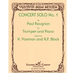 Concert Solo No 1 - Trumpet and Piano