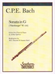 Hamburger Sonata in G Major, Wq. 133 - Flute and Piano
