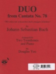 Duo from Cantata No. 78 - Trombone Duet and Piano