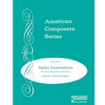 Ballet Impressions - Tenor Saxophone and Piano