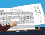 Erasable Music Chart Boards (22.5" x 34.5")