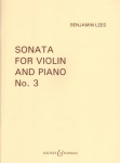 Sonata No. 3 - Violin and Piano