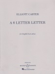 6 Letter Letter - English Horn Unaccompanied