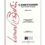 Lamentation (Finale Jeremiah Symphony) - Mezzo-Soprano and Piano or Organ
