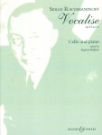 Vocalise, Op. 34 No. 14 - Cello and Piano