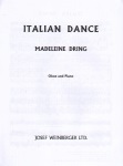 Italian Dance - Oboe and Piano