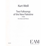 2 Folksongs Of The New Palestine - Voice and Piano