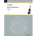 Sonate Posthume, Op. 27 bis - Violin Unaccompanied