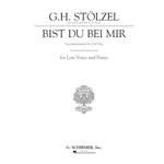 Bist Du Bei Mir - Low Voice and Piano