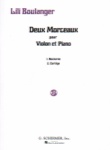 Deux Morceaux (2 Pieces) - Violin and Piano