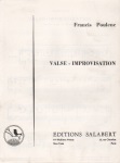 Valse Improvisation sur le nom de Bach - Piano