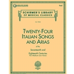 24 Italian Songs and Arias (Book/Audio) - Med Low Voice and Piano