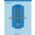 Easy Songs for the Beginning Mezzo-Soprano/Alto, Part 2 (Book with Audio Access)