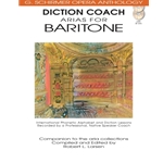 Diction Coach: Arias for Baritone (Bk/CD)