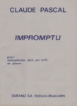 Impromptu - Alto Sax and Piano
