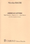 American Letters - Sax Duet AA and Piano