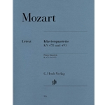 Piano Quartets, K 478 and K 493 - Piano, Violin, Viola and Cello