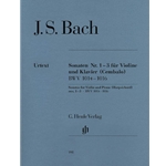 Sonatas Nos. 1-3, BWV 1014-1016 - Violin and Piano