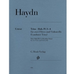 London Trios, Hob. 4 Nos. 1-4 - Two Flutes and Cello (Parts)