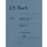 English Suites Nos. 1-3, BWV 806-808 (Without Fingering) - Piano Solo