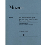 Musical Joke, K. 522 - 2 Violins, Viola, Basso and 2 Horns in F