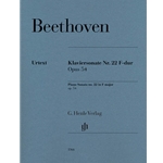 Sonata No. 22 in F Major, Op. 54 - Piano