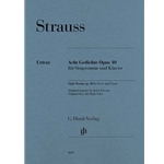 8 Poems, Op. 10 - High Voice and Piano (Original Keys)