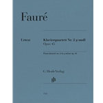 Piano Quartet No. 2 in G Minor, Op. 45 - Set of Parts