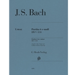 Partita No. 6 in E Minor, BWV 830 (Without Fingering) - Piano