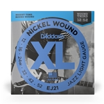 D'Addario EJ21 Jazz Light 12-52, XL Nickel Electric Guitar Strings