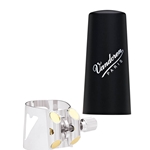 Vandoren Optimum Bb Clarinet Ligature and Cap - Silver Plated