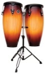 LP Aspire LPA646-RW 10 & 11 Conga Set with Stand (Vintage Sunburst)