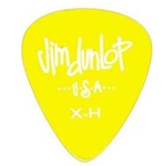 Dunlop 486PXH Gels Guitar Picks - Extra Heavy Yellow (12 Pack)