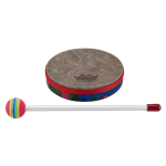 Remo KD-0106-01 Kids Percussion 6" Frame Drum with Mallet - Rain Forest