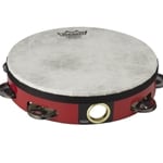 Remo TA-5108-52 Single-Row Fiberskyn Tambourine - 8 in, Red