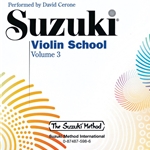 Violin School Volume 3 (perf. Cerone) - CD
