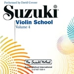 Suzuki Violin School, Volume 4 - CD (Cerone)