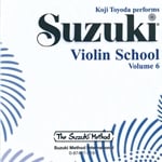 Suzuki Violin School Volume 6 - CD (Toyoda)