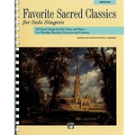 Favorite Sacred Classics for Solo Singer - Medium High, Book Only