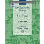 10 Christmas Songs For Solo Voice, Medium High - Book with CD