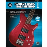 Alfred's Basic Bass Method, Book 1  (Book/DVD)