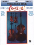 String Festival Solos: Viola, Vol. 1 - Piano Accompaniment