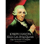 11 Late String Quartets, Opp. 74, 76, 77 - Full Score