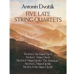 5 Late String Quartets, Nos. 10-14 (Full Score)