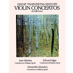 Great Twentieth-Century Violin Concertos - Full Score