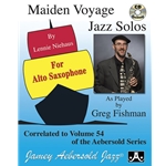 Maiden Voyage Jazz Solos Book & CD for Aebersold Vol 54 - Alto Sax