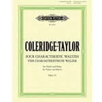 4 Characteristic Waltzes, Op. 22 - Violin and Piano
