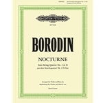 Nocturne from String Quartet No. 2 - Violin and Piano