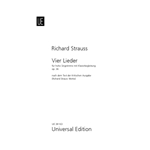 Vier Lieder (4 Songs), Op. 36 - High Voice and Piano