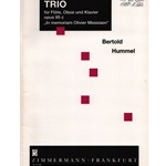 Trio, Op. 95c "In memoriam Olivier Messiaen" - Flute, Oboe, and Piano